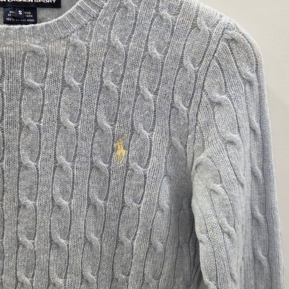 폴로랄프로렌 스포츠 우먼 램스울 케이블니트 S 상품이미지2
