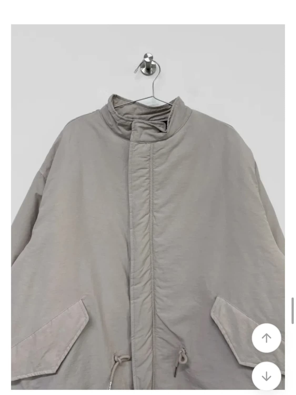 위위미유 롱 피쉬테일 패딩 (새상품) 상품이미지2