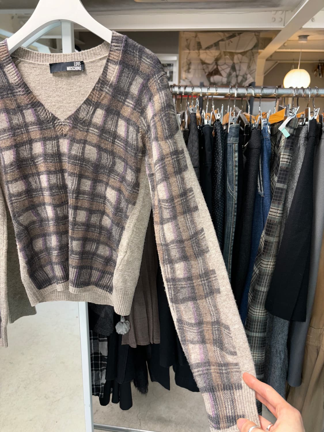 러브 모스키노 트롱프뢰유 니트 상품이미지3