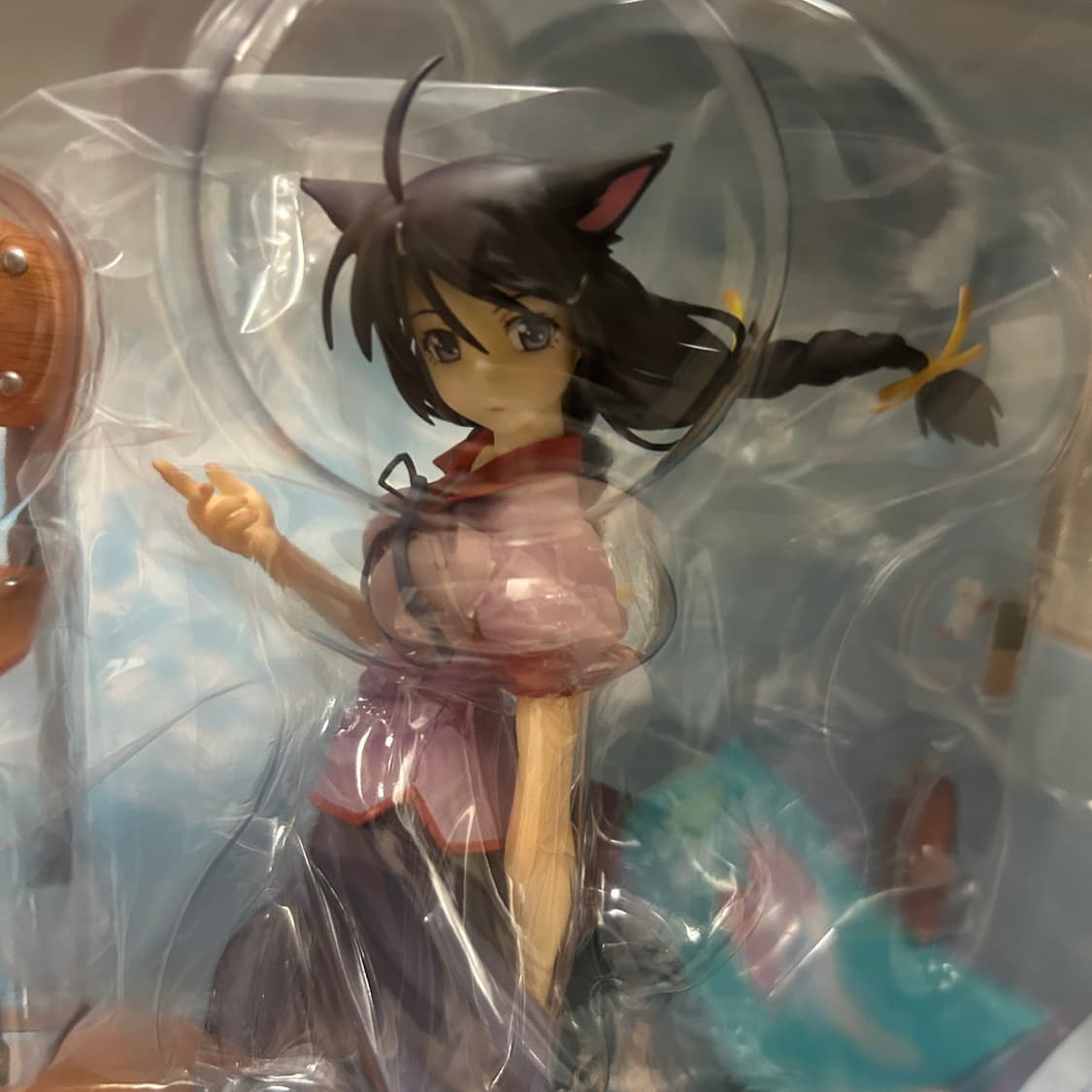 미개봉) 모노가타리 1/8 스케일 피규어 하네카와 츠바사 캣 고전 미소녀 상품이미지7