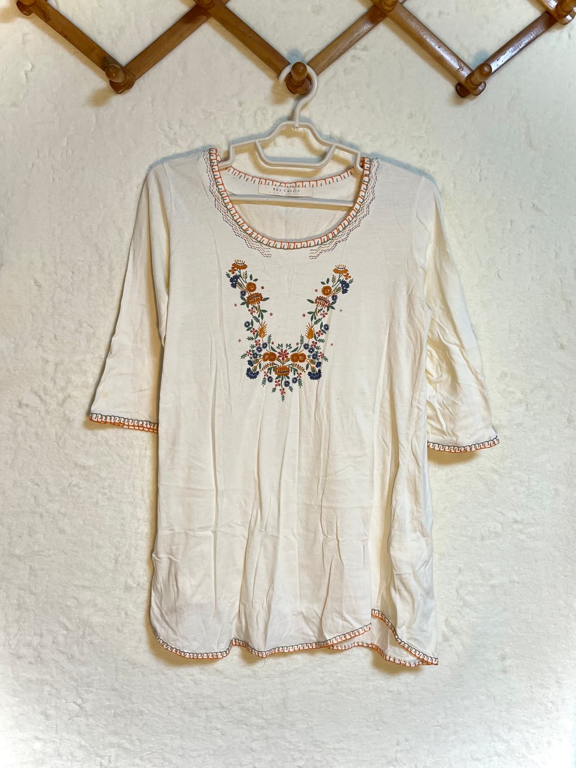 빈티지 자수 원피스 스커트 세트 상품이미지3