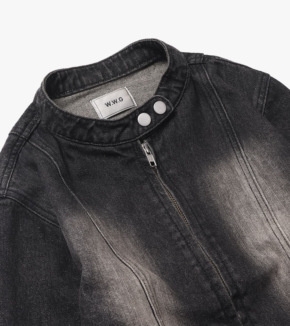 WHO’S WHO GALLEY - 23FW CROP BIKER JK 상품이미지4