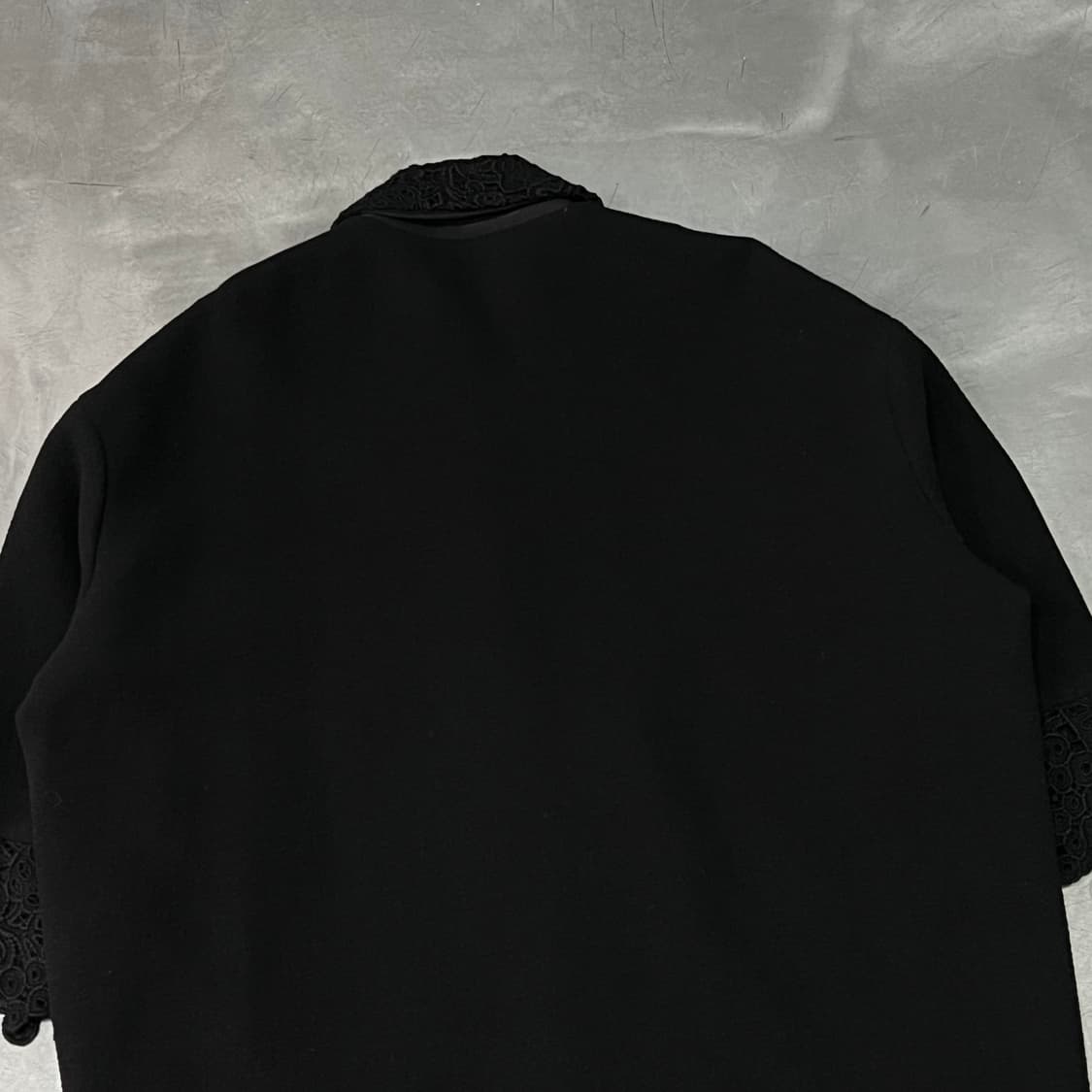  랑방 레이스 카라 집업 코트 y14741 상품이미지5