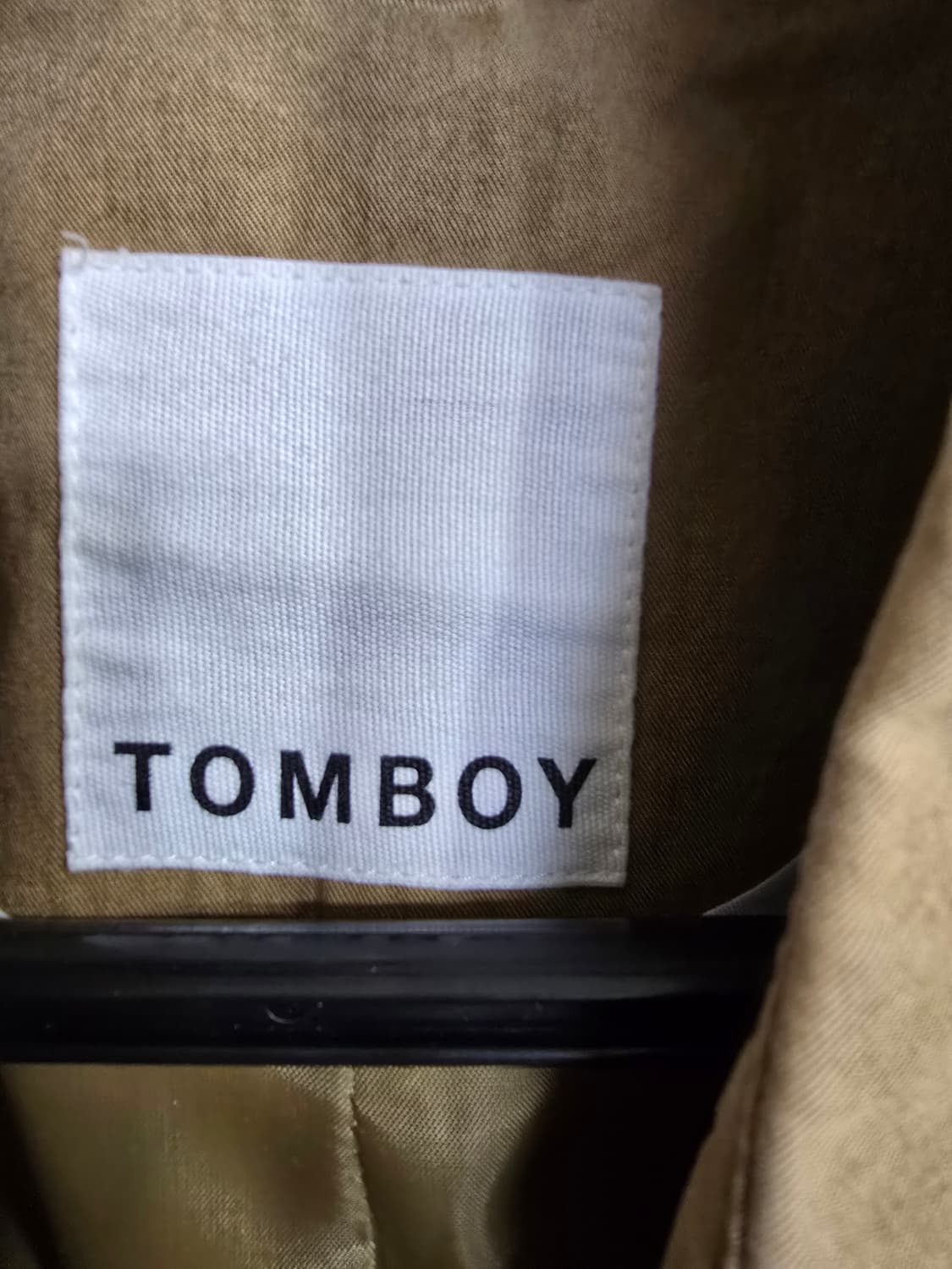 톰보이 베이지색 트렌치 코트 (1554) 상품이미지3