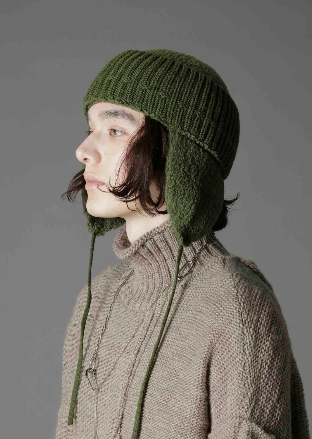 요지 야마모토 Ground Y 이어플랩 상품이미지1