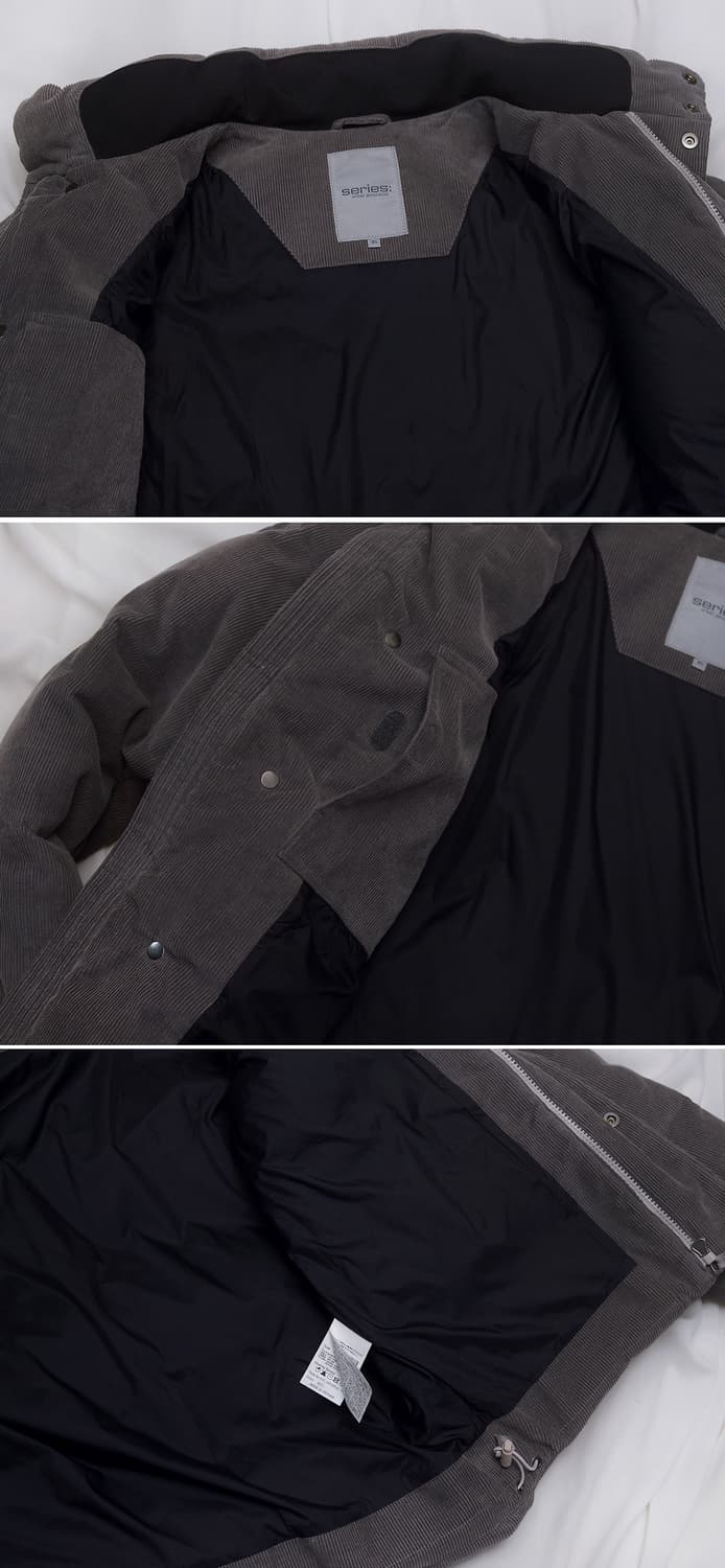 시리즈 (series) 투르쿠 코듀로이 헤비 구스다운 숏패딩 (100+) 상품이미지7