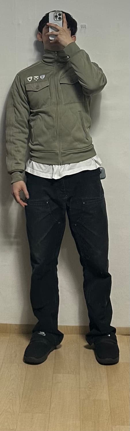 아디다스 로고 퀄팅 자켓 상품이미지5