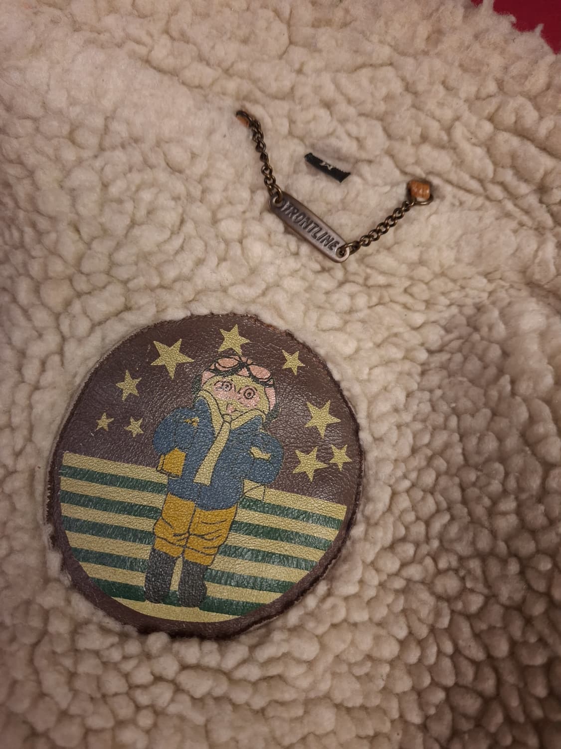 80's 빈티지 리얼스웨이드 나바호 쉐르파 자켓 상품이미지4