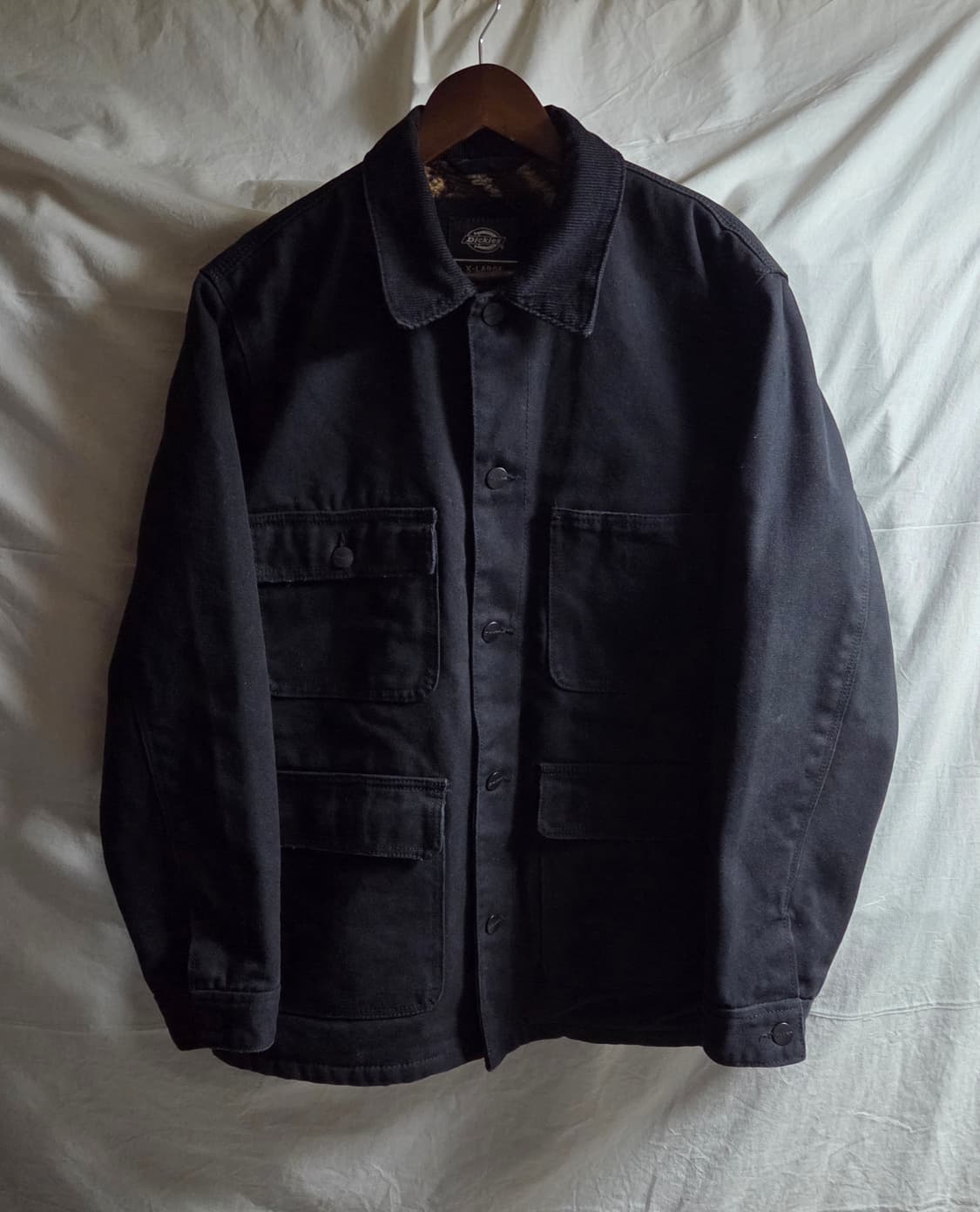 디키즈 캔버스 코튼 워크 자켓 블랙 XL 상품이미지1