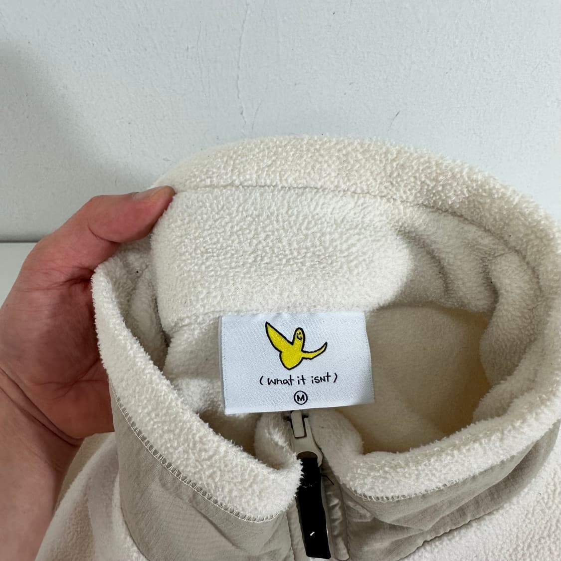 M 마크곤잘레스 아이보리 후리스집업 상품이미지4