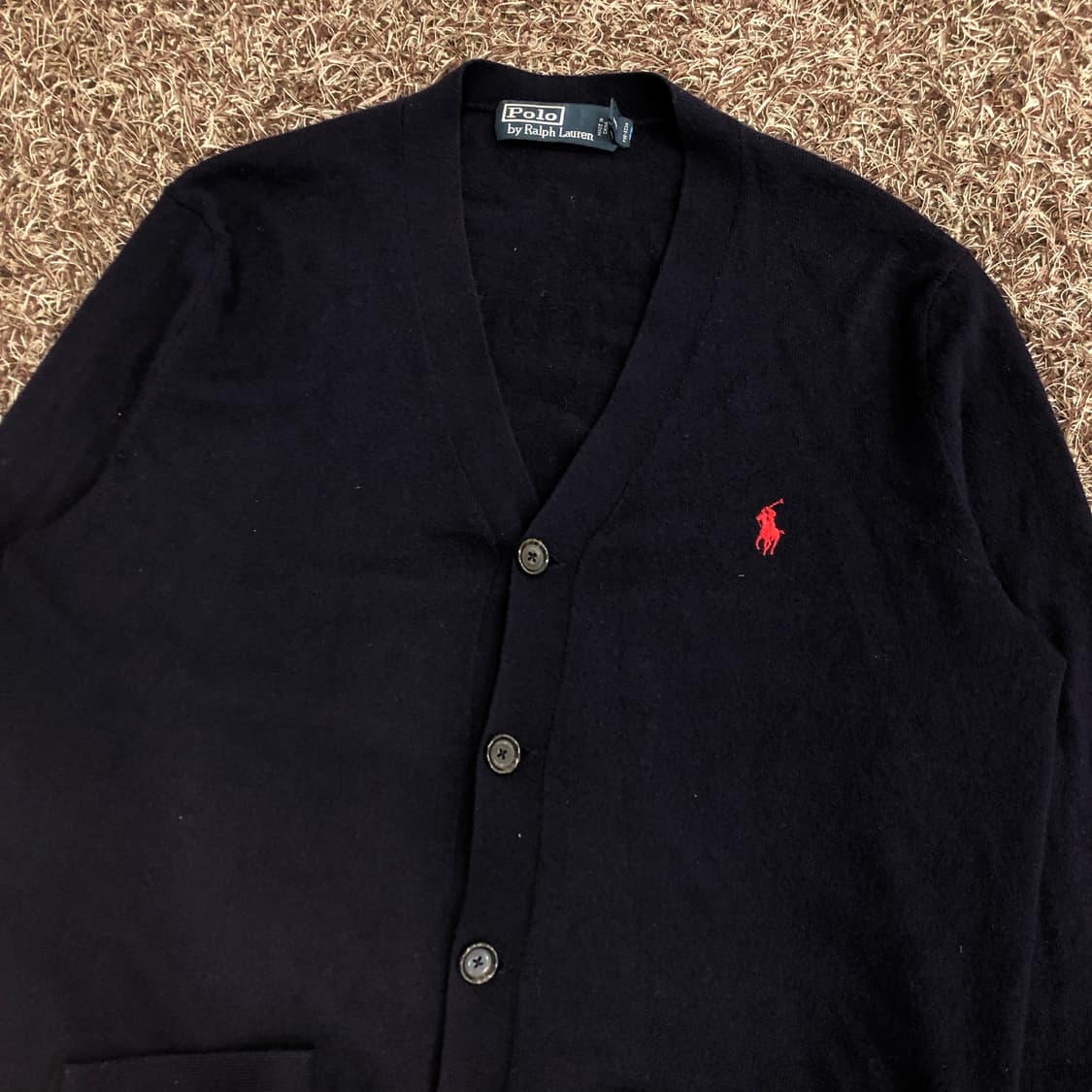 폴로 랄프로렌 울 엘보우 패치 가디건 상품이미지2