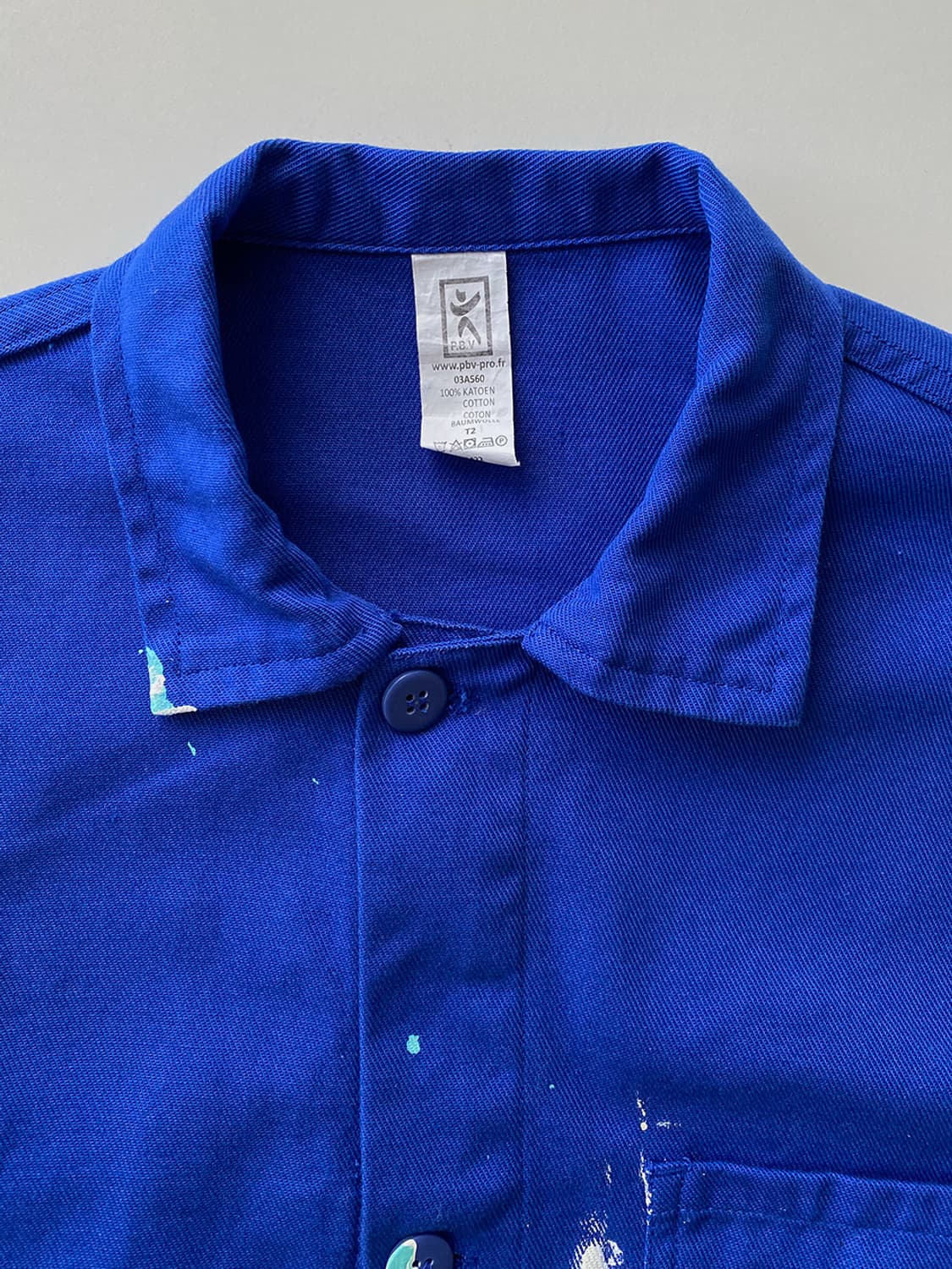 오리지널 빈티지 페인팅 프렌치 워크자켓 030 상품이미지3