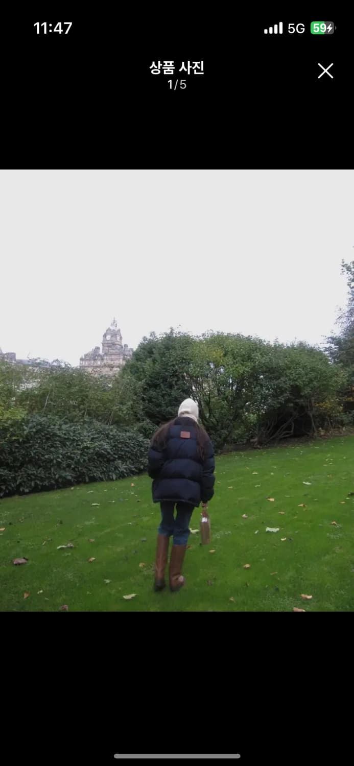 스무드무드 푸퍼패딩 네이비 상품이미지3