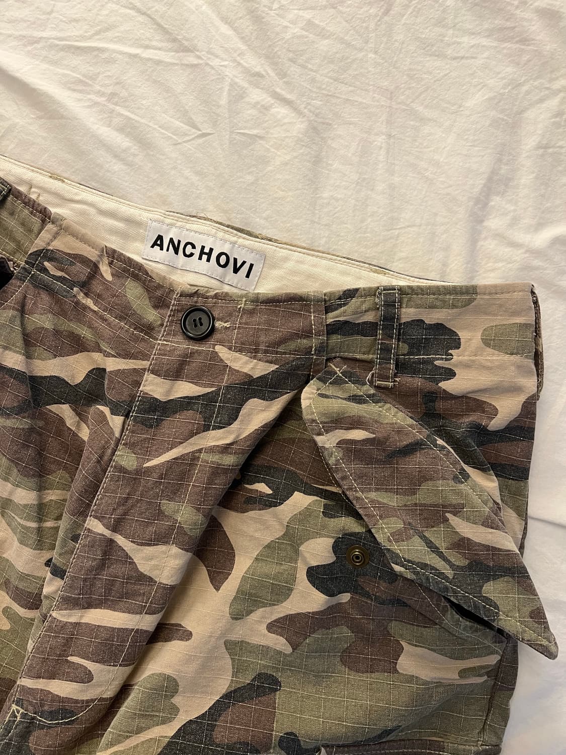 anchovi 밀리터리 카모 쇼츠 반바지 M (30) 상품이미지4
