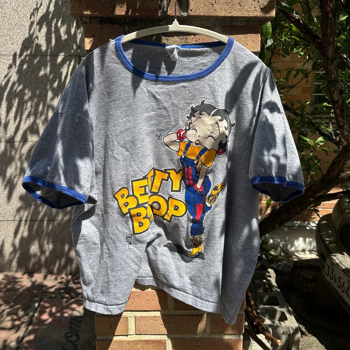 97 betty boop ringer t shirt L 상품이미지1