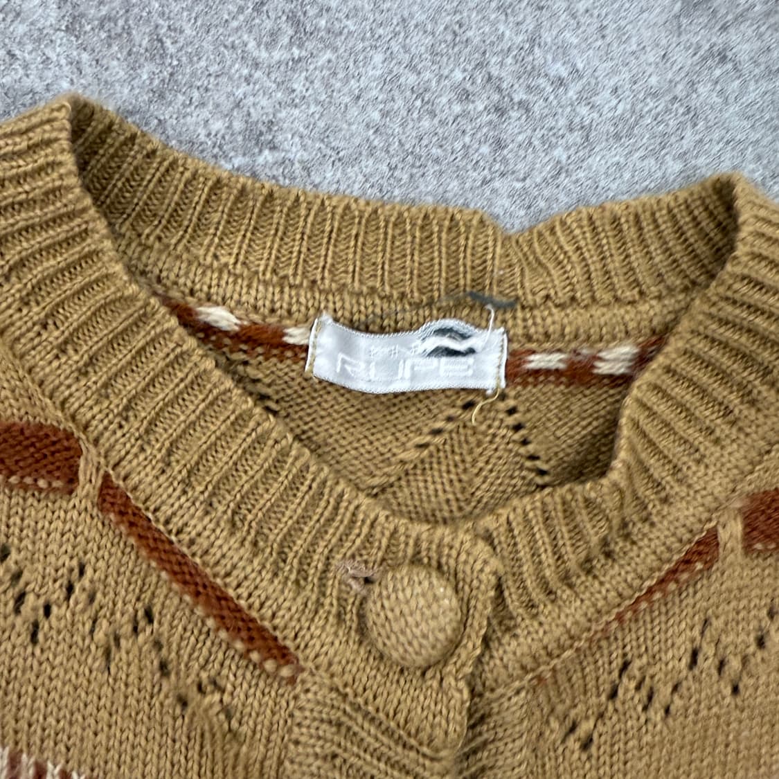 RUPE 레트로 니트 가디건 상품이미지5