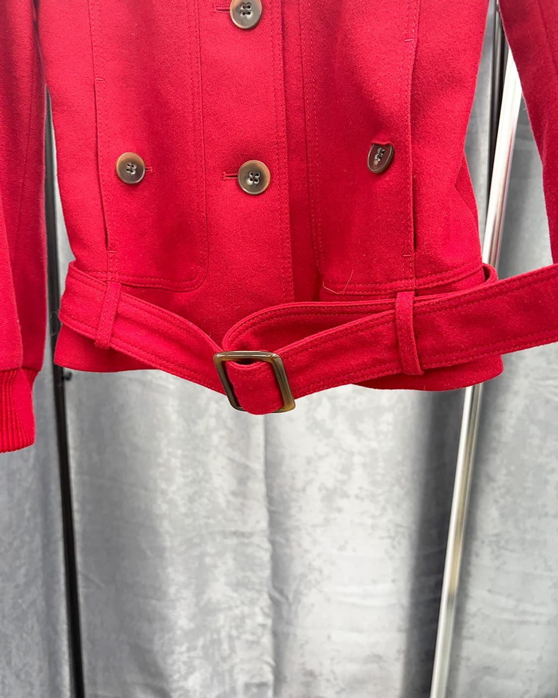 휴고 보스 밀리터리 벨티드 울 자켓 상품이미지3