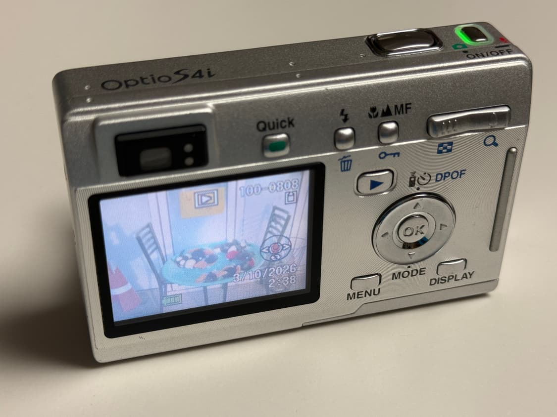 Pentax Optio s4i 펜탁스 옵티오 빈티지 디카 상품이미지5