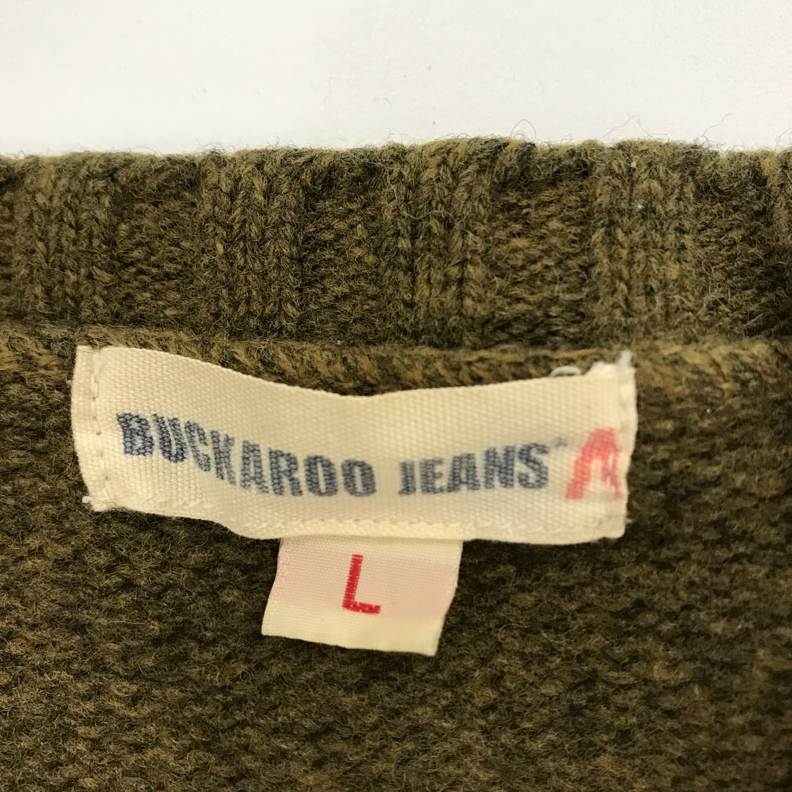 버커루 빈티지 브이넥 니트 [L] 상품이미지5