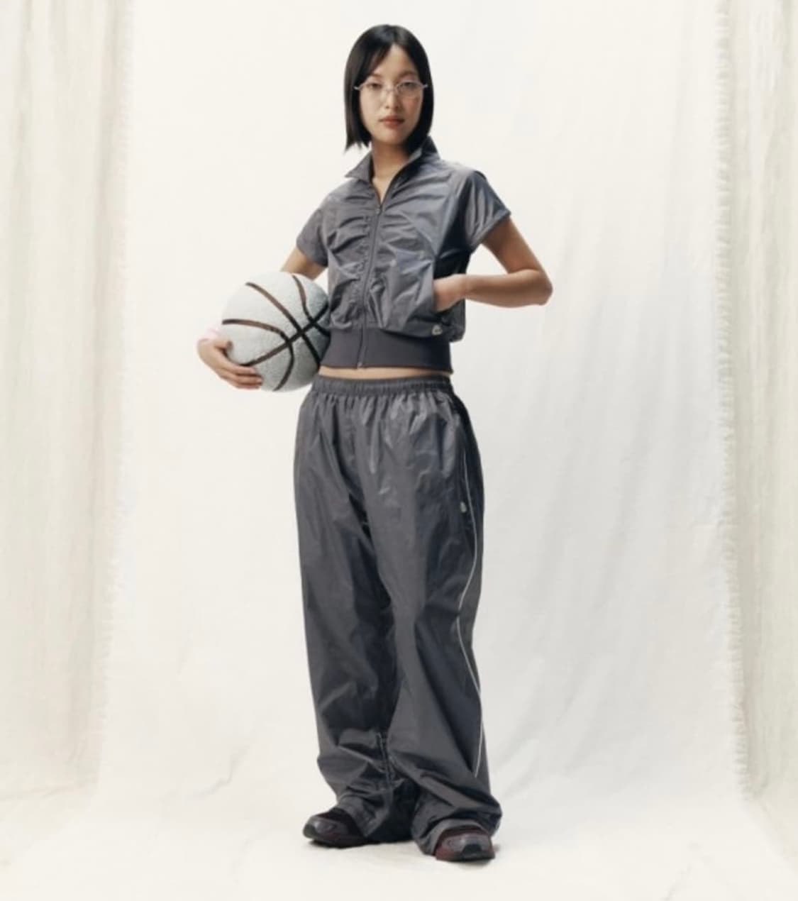 SUU 스마트어반유즈풀 코이세이오 파이핑 팬츠 그레이 상품이미지2