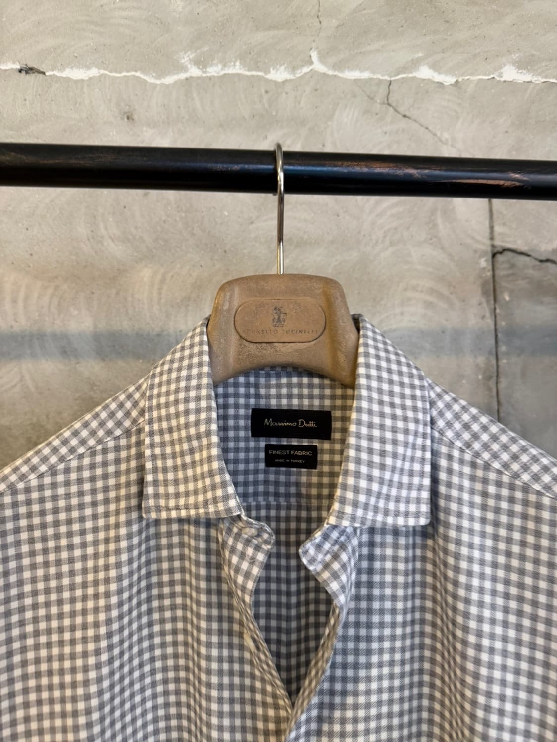 마시모두티 깅엄체크 셔츠 100 상품이미지3