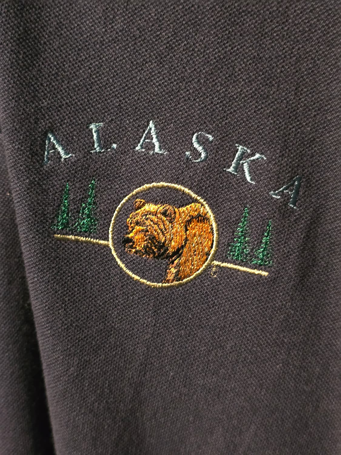ALASKA 빈티지 폴로 셔츠 상품이미지2