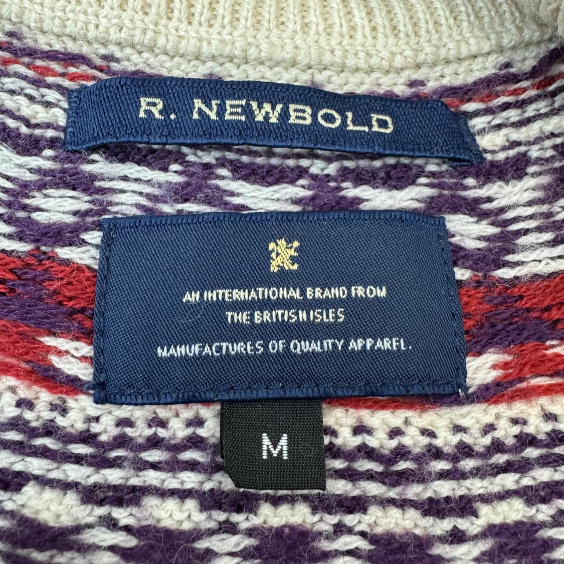 JPN 제팬 에스닉 투웨이 니트집업 상품이미지5