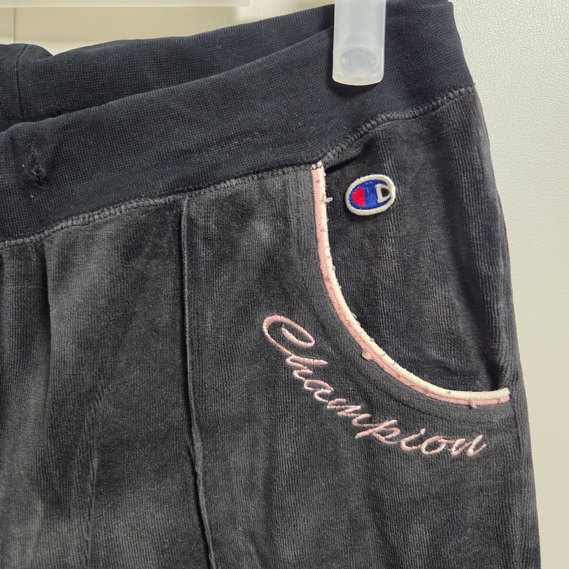 Champion 챔피온 벨벳 밴딩 조거팬츠 M(26-30) 상품이미지3