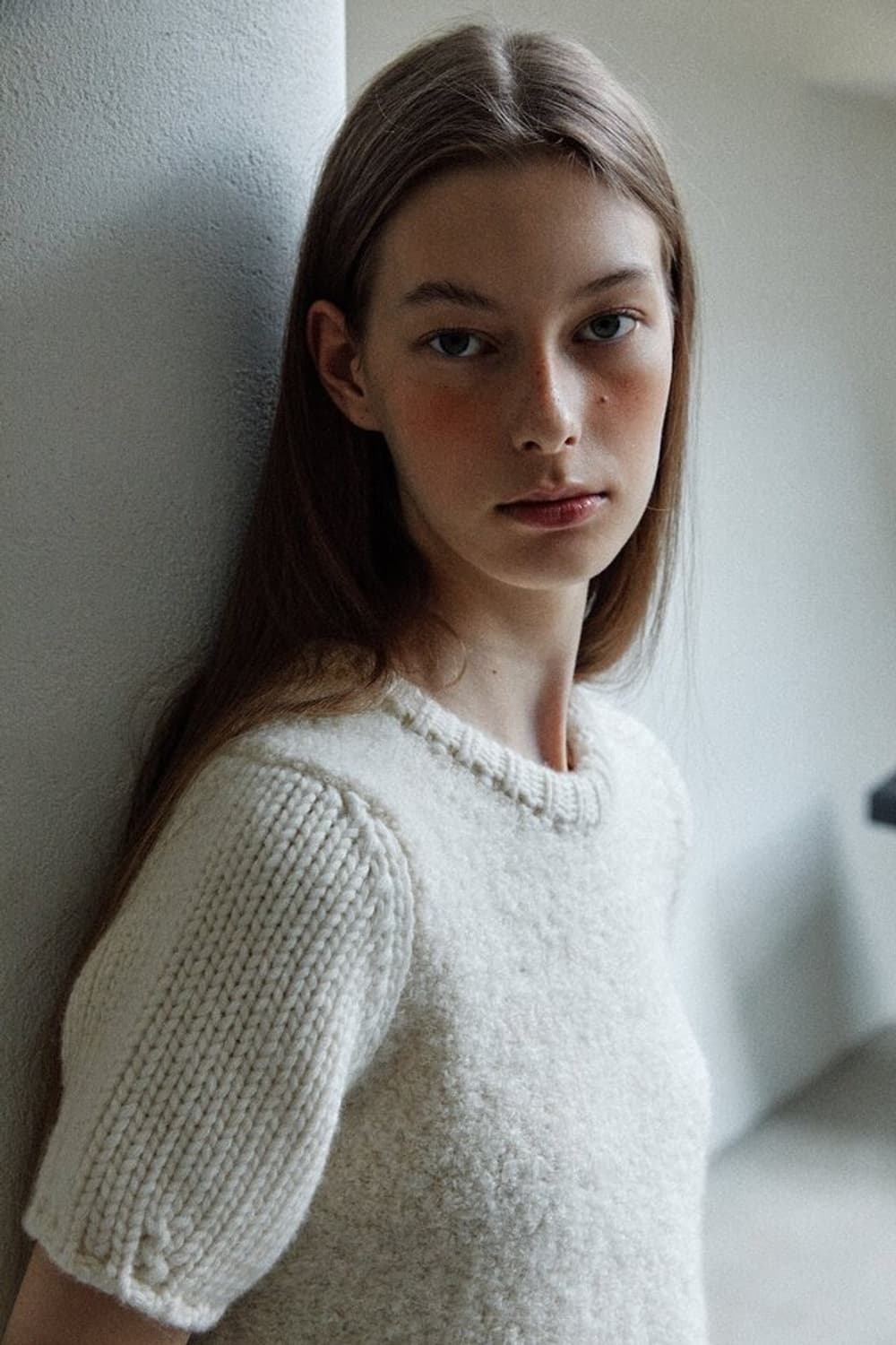 Le knit 니트 반팔 상품이미지2