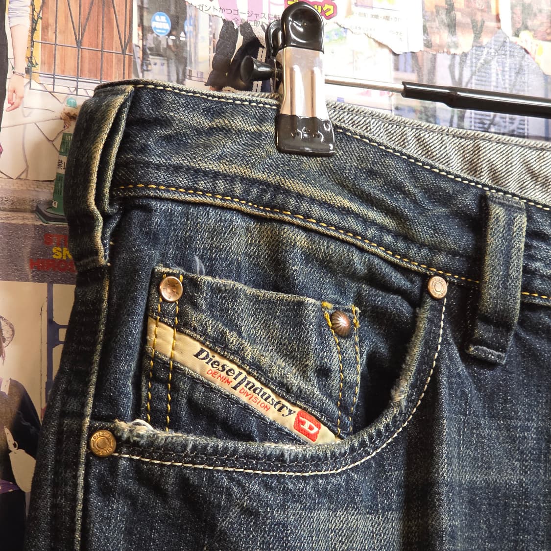 디젤 웨스턴 포켓 버튼플라이 데님 팬츠 상품이미지8