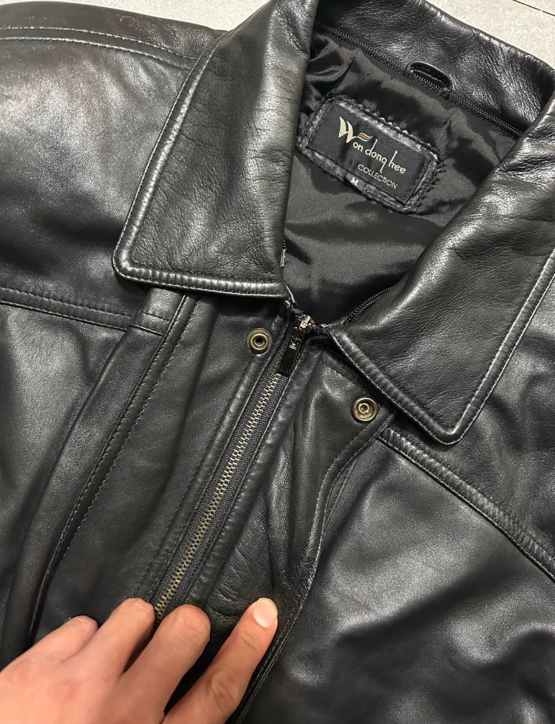 00s 빈티지 레더자켓 상품이미지2