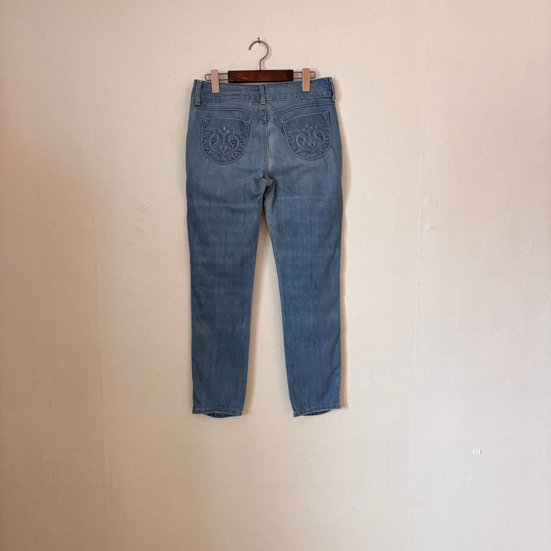 SIWY 씨위 연청 데님 청바지 28 페이딩 변색 배기핏 상품이미지3