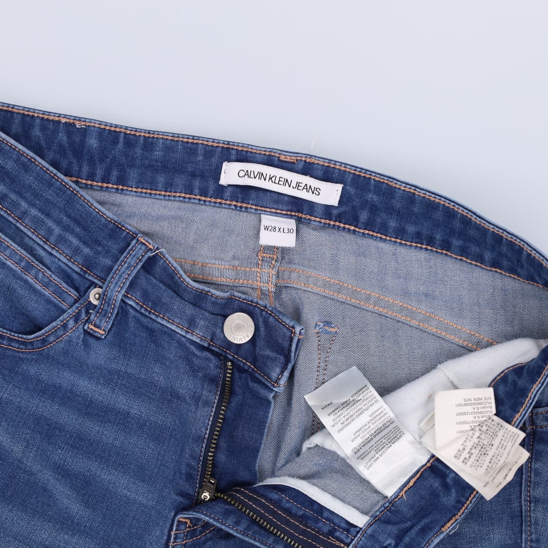 [W28 L30] 리바이스 여성 워싱 일자 데님팬츠 1229H2 상품이미지4