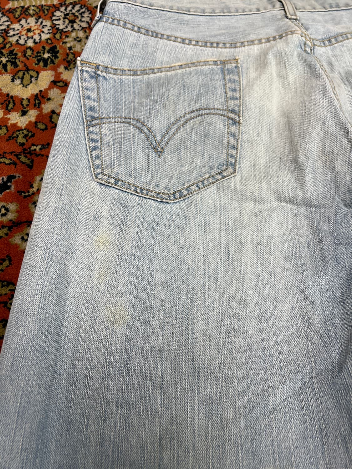 [36] LEVIS 리바이스 빈티지 501 연청 데님팬츠 상품이미지4