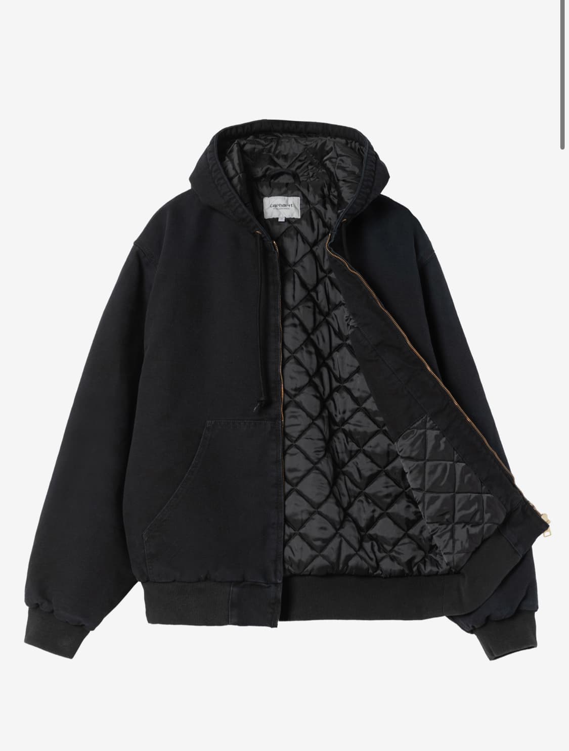 칼하트 OG 액티브 자켓 블랙 스톤 캔버스 상품이미지2