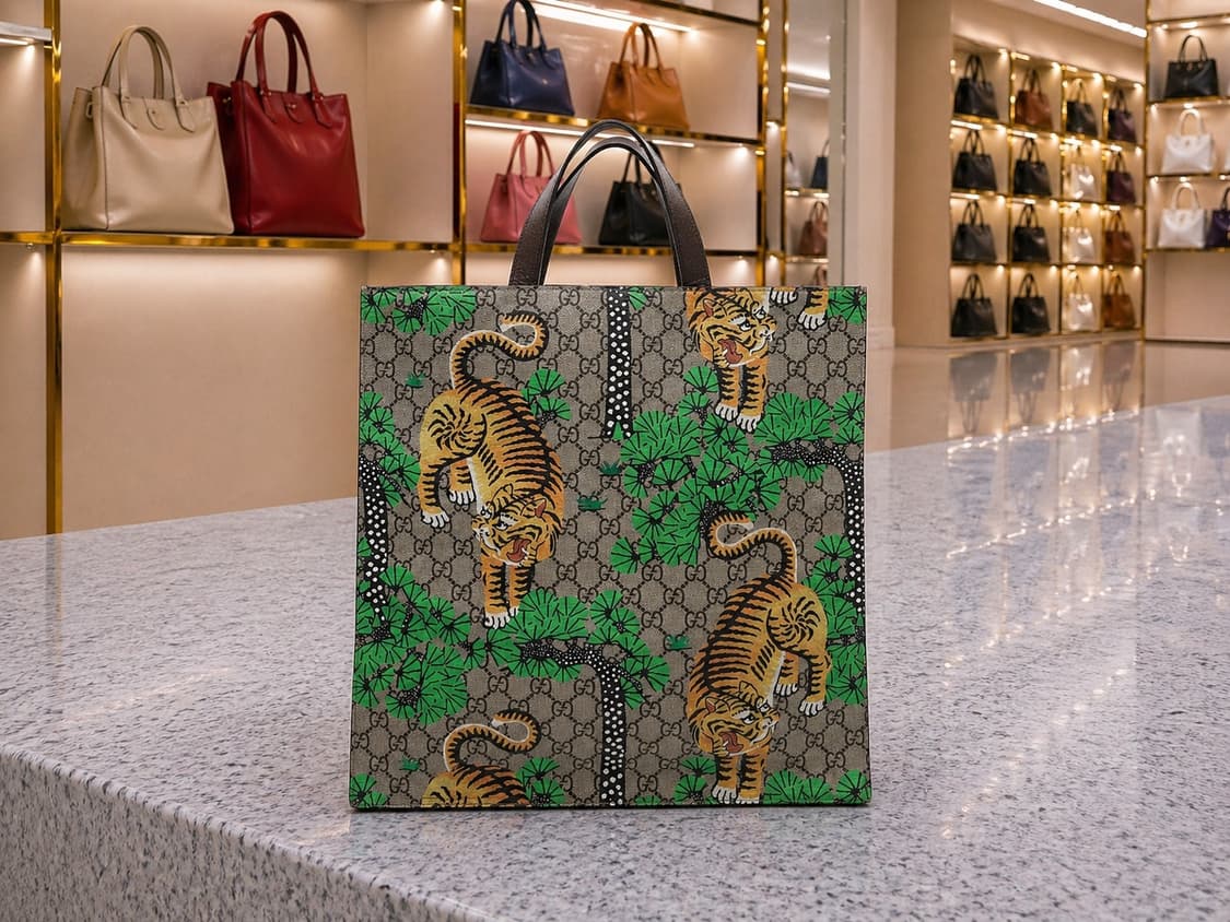 [A급] 구찌 뱅갈 타이거 토트백 판매합니다!!! 상품이미지2