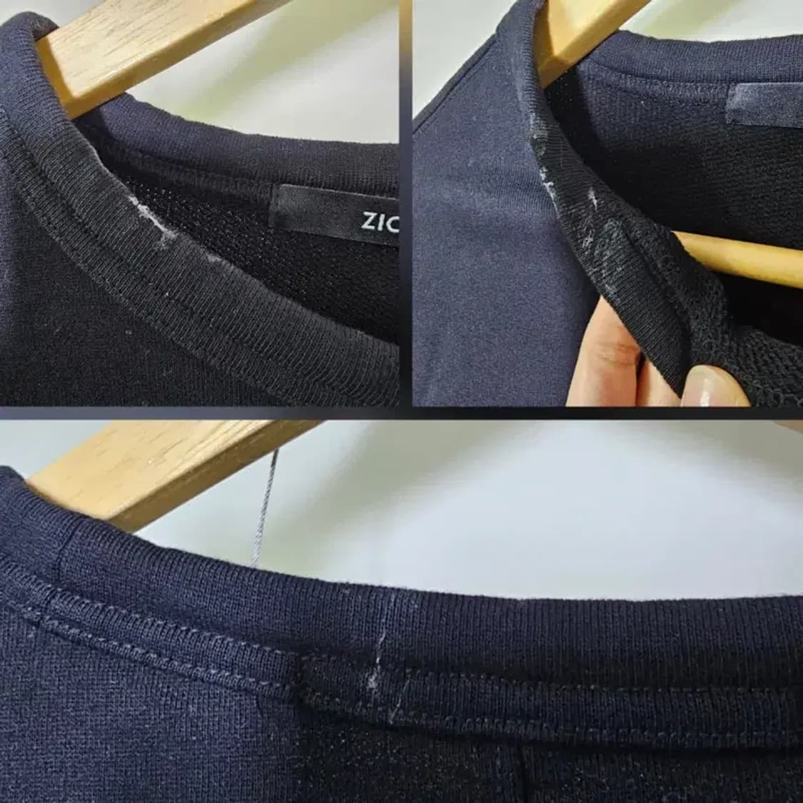 지오송지오 블랙 맨투맨 100 상품이미지4