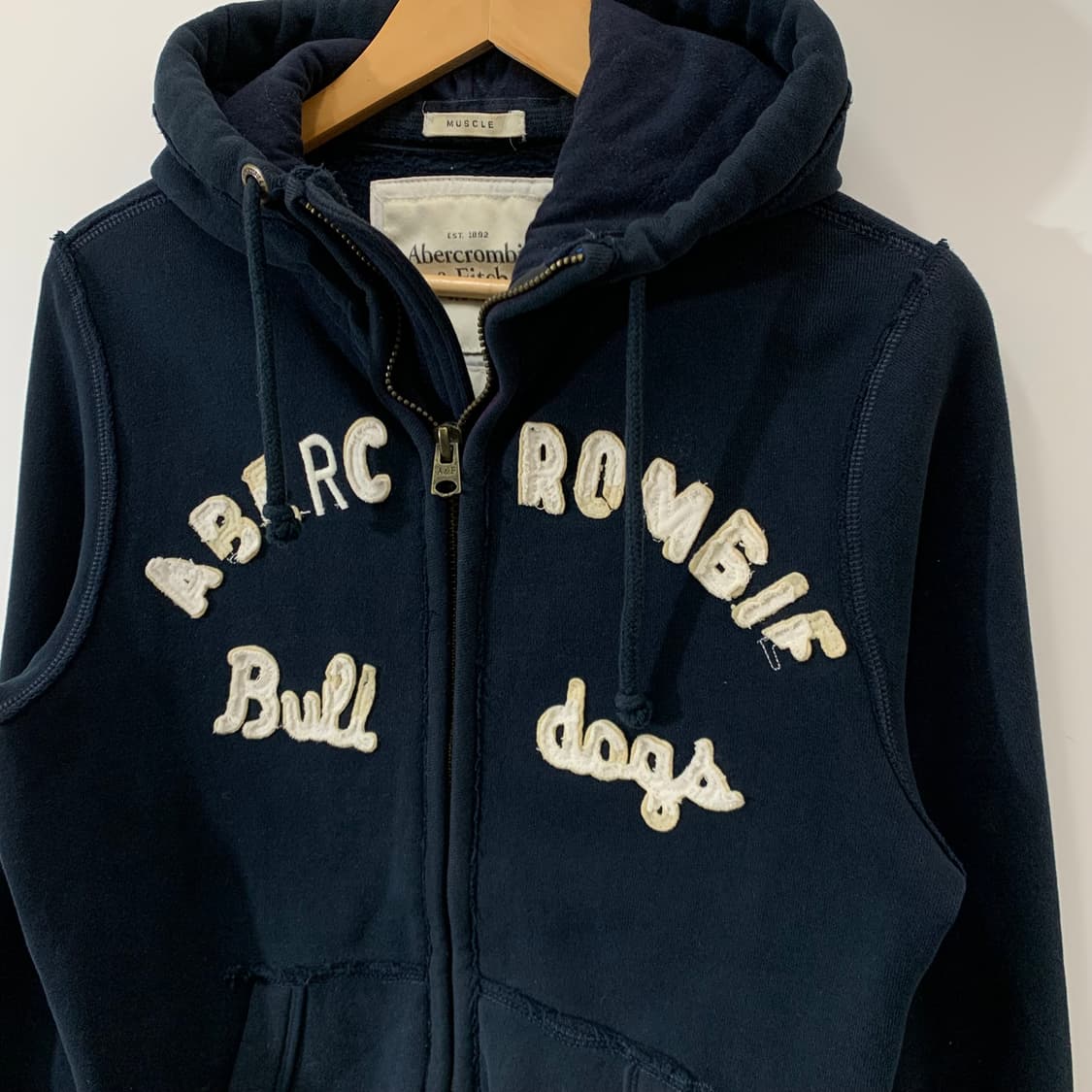 아베크롬비 빈티지 불독 후드집업  상품이미지2