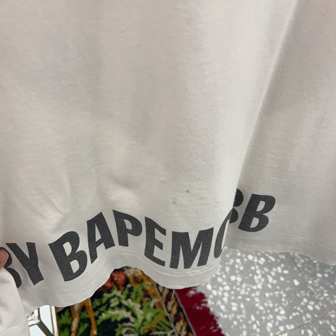베이프 빅헤드 프린팅 빈티지 반팔티 95 C04743  상품이미지8