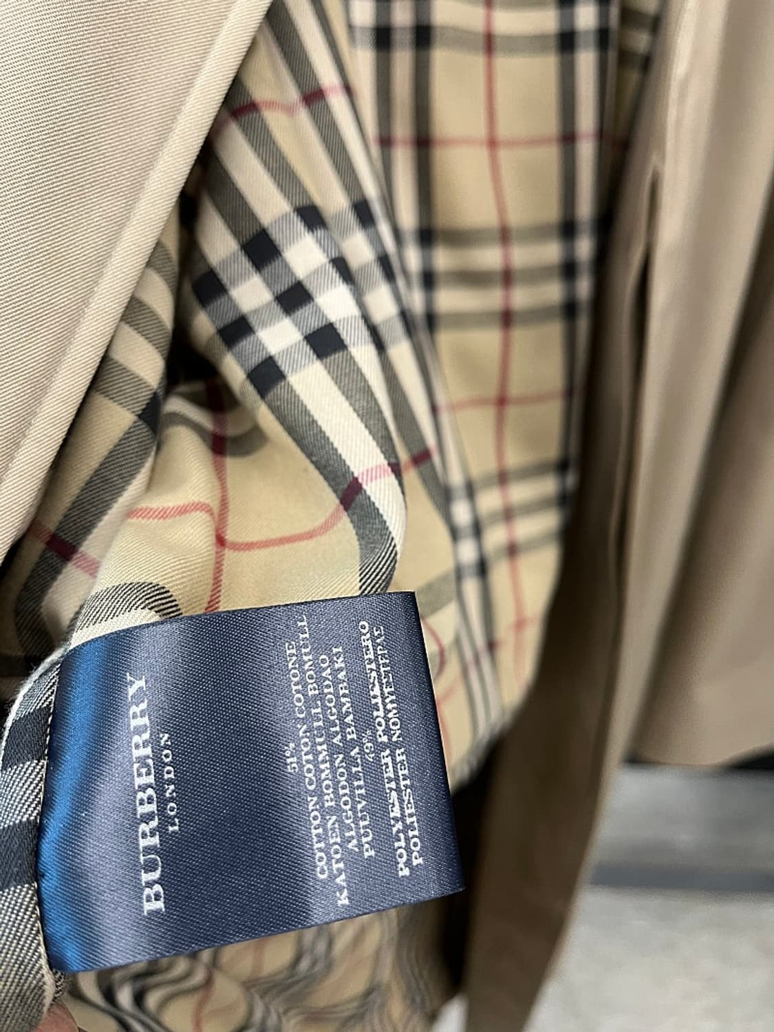 110) 버버리 개버딘 맥코트  상품이미지7