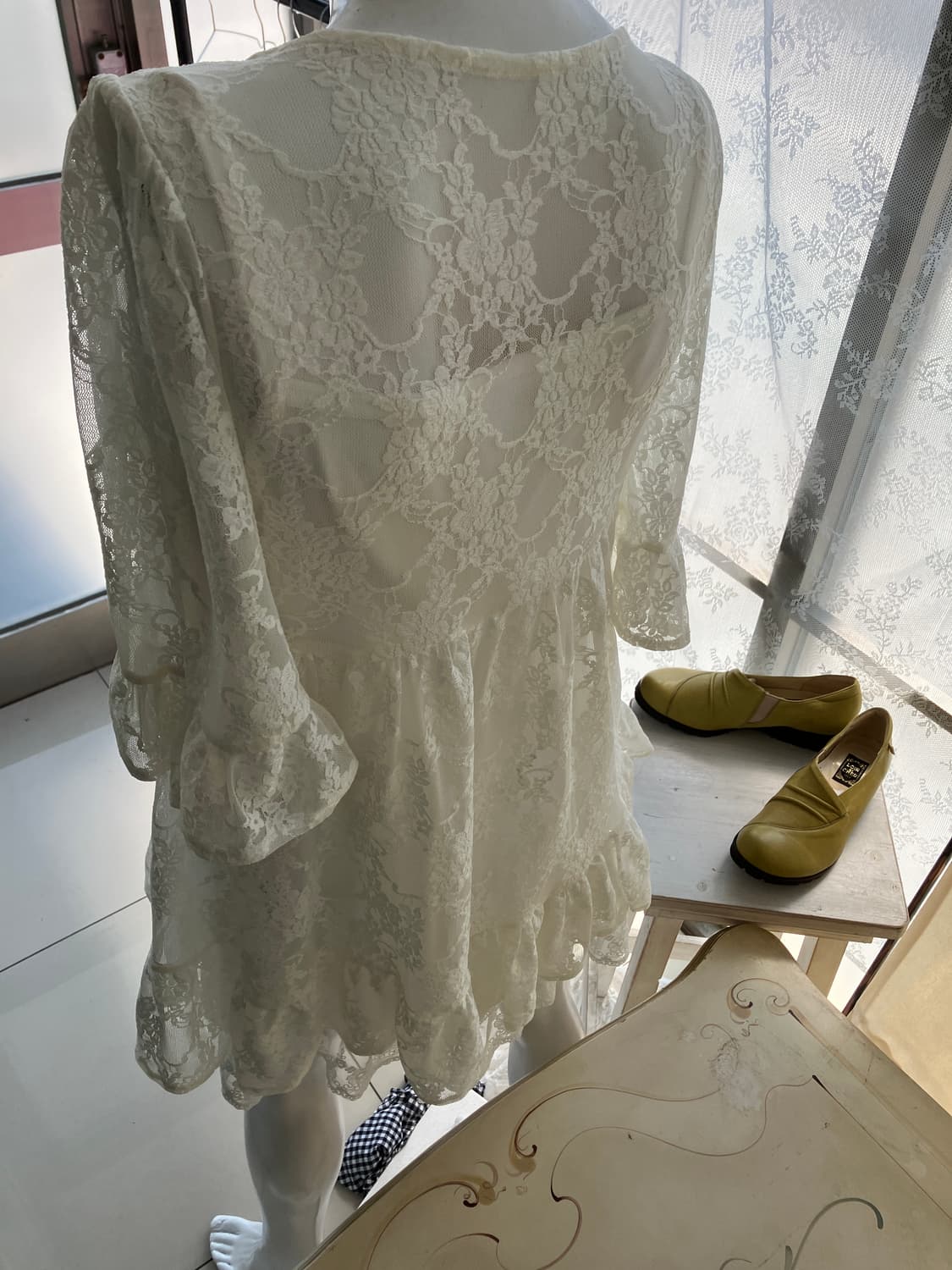 Ivory Lace Fairy Girl Set 상품이미지5