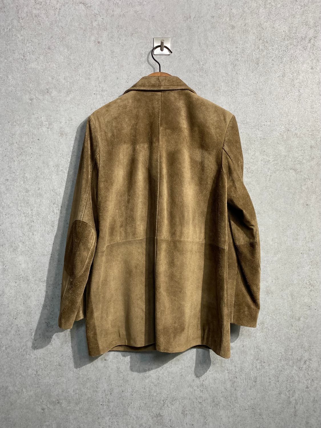 [S] 90-00s TOMBOY 톰보이 소가죽 스웨이드 3버튼 자켓 상품이미지4