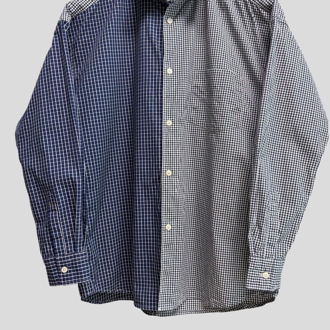 (여성S)Koe 코에 크레이지패턴 체크 셔츠  상품이미지4