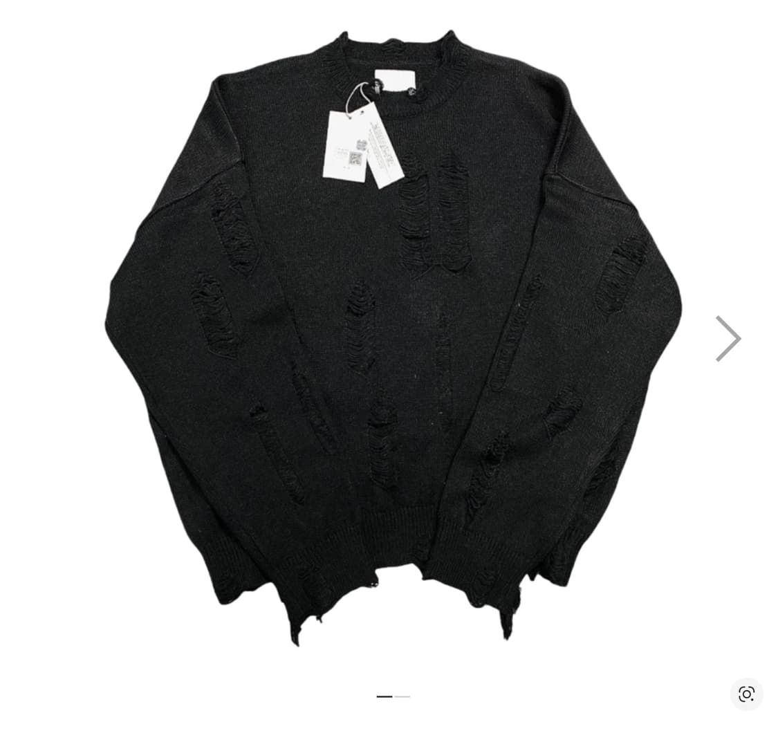 언거마이카 롱슬리브 니트 다크 잉크 2사이즈 팝니다 상품이미지1