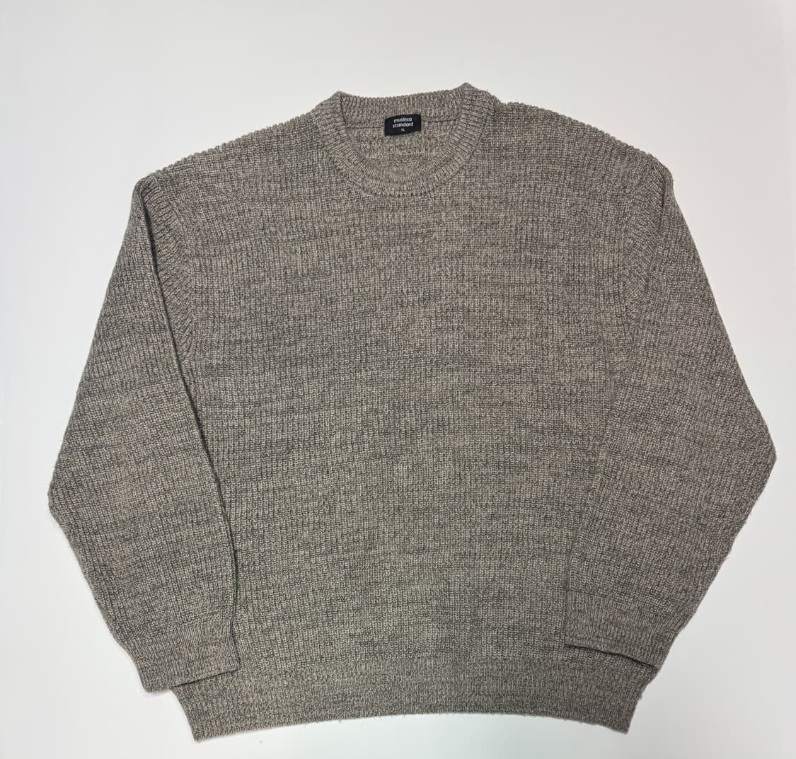 무신사 스탠다드 24년도 미니멀 캐시미어 혼용 니트 XL 상품이미지1