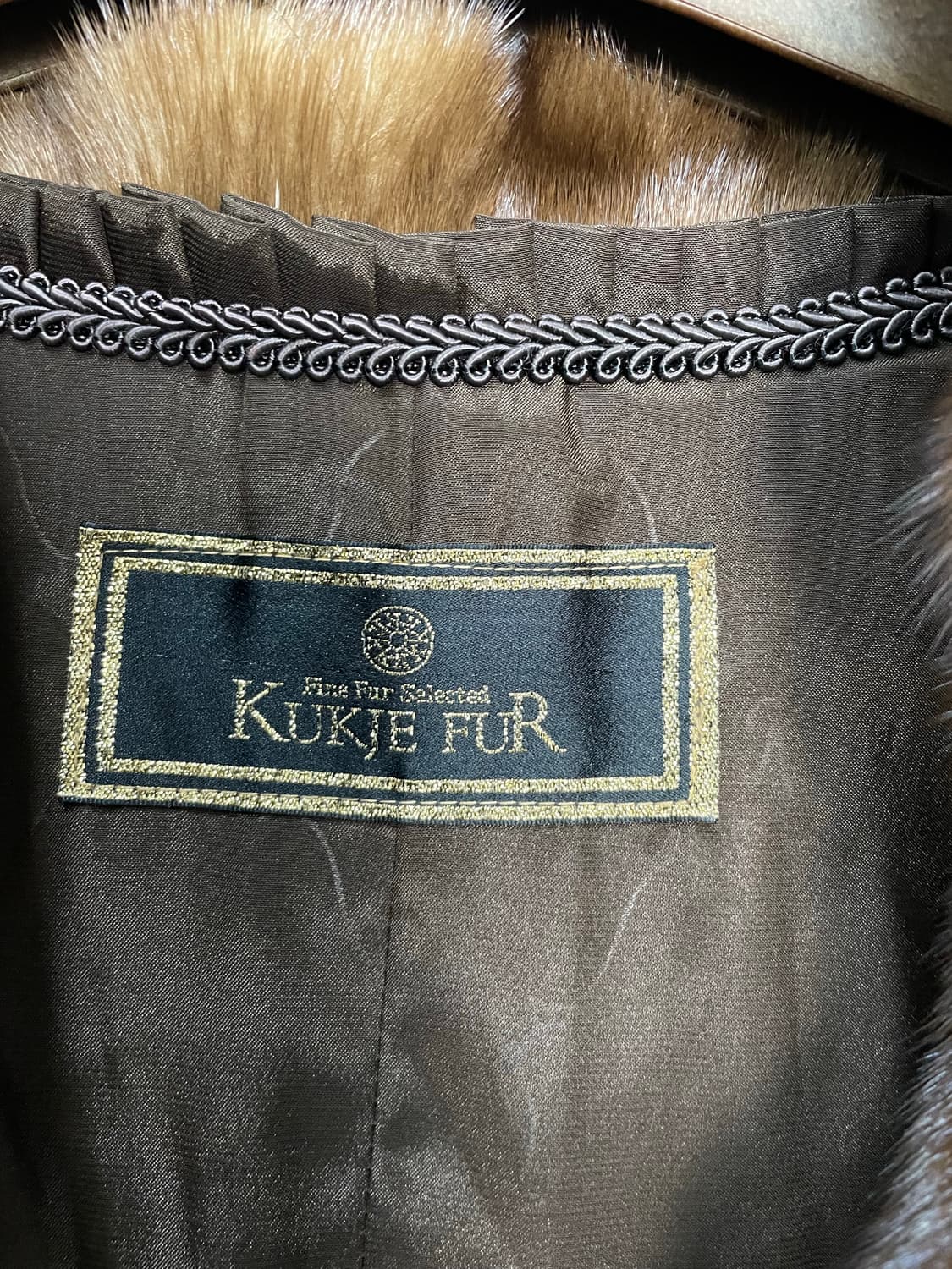 국제 모피 밍크 브라운 퍼 자켓 H2079 상품이미지5