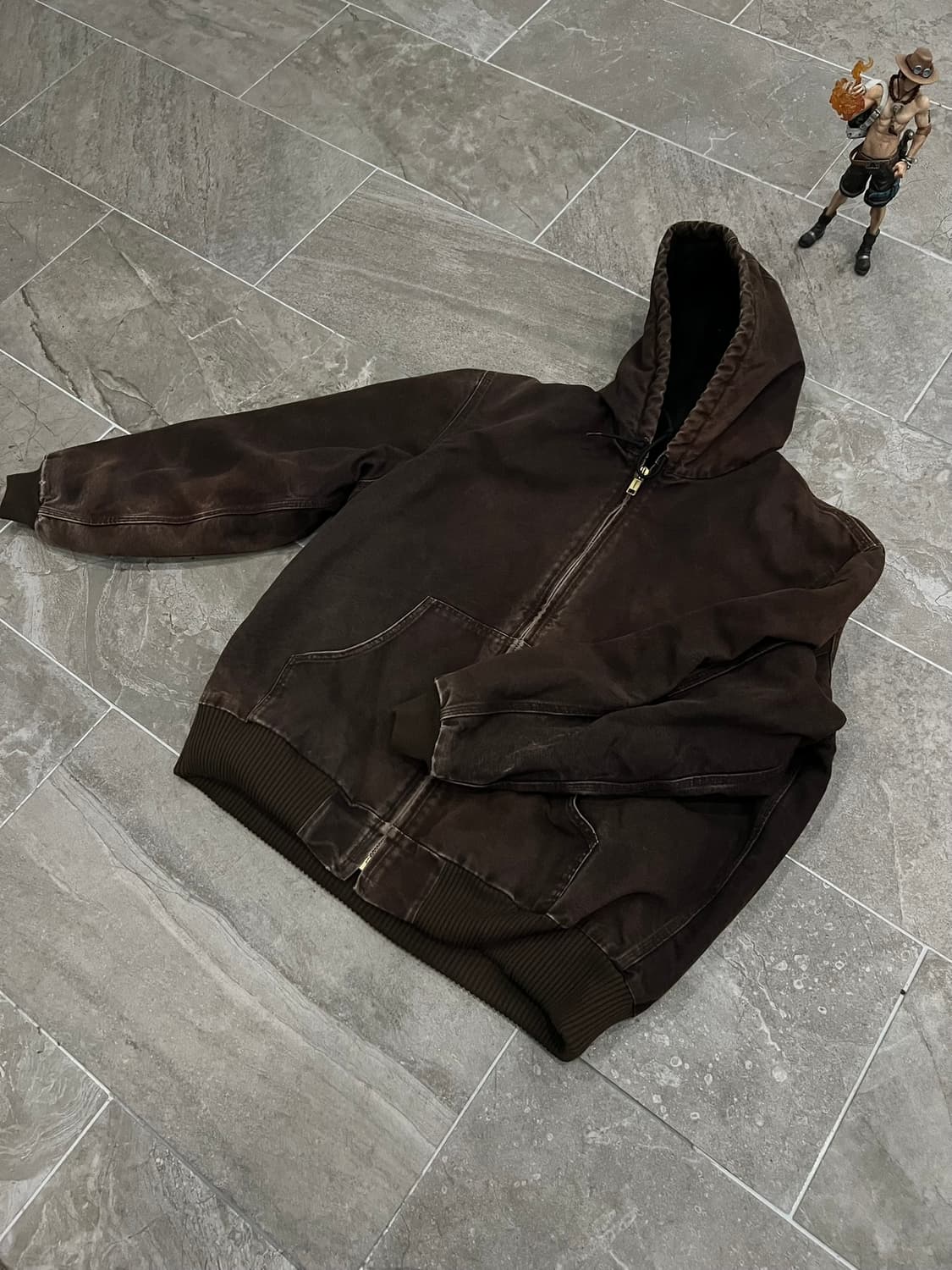 (XL) 칼하트 덕 액티브 후드자켓 J130 DKB 다크브라운 상품이미지8