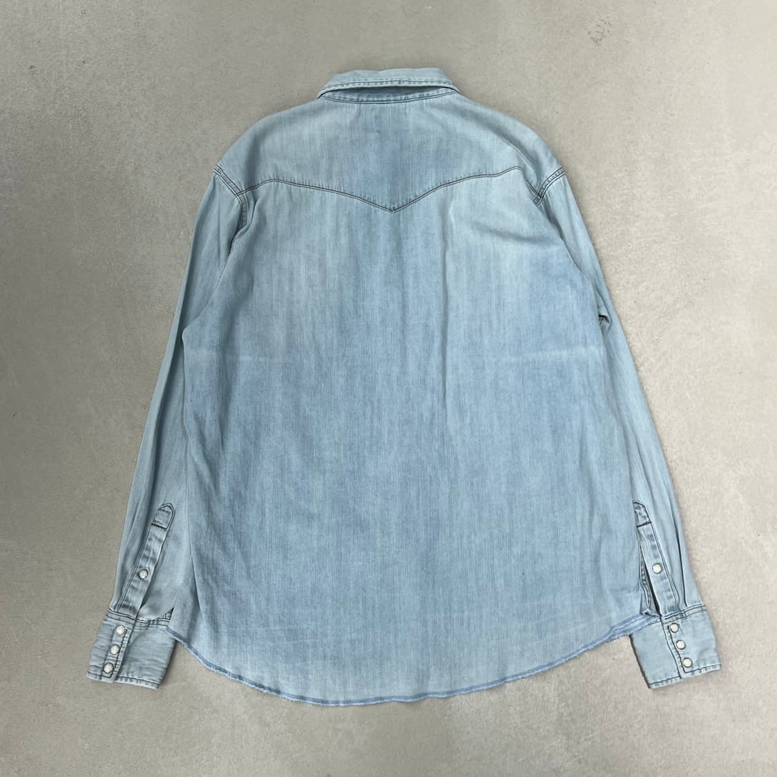 랭글러 워크 데님셔츠 s09043 상품이미지2