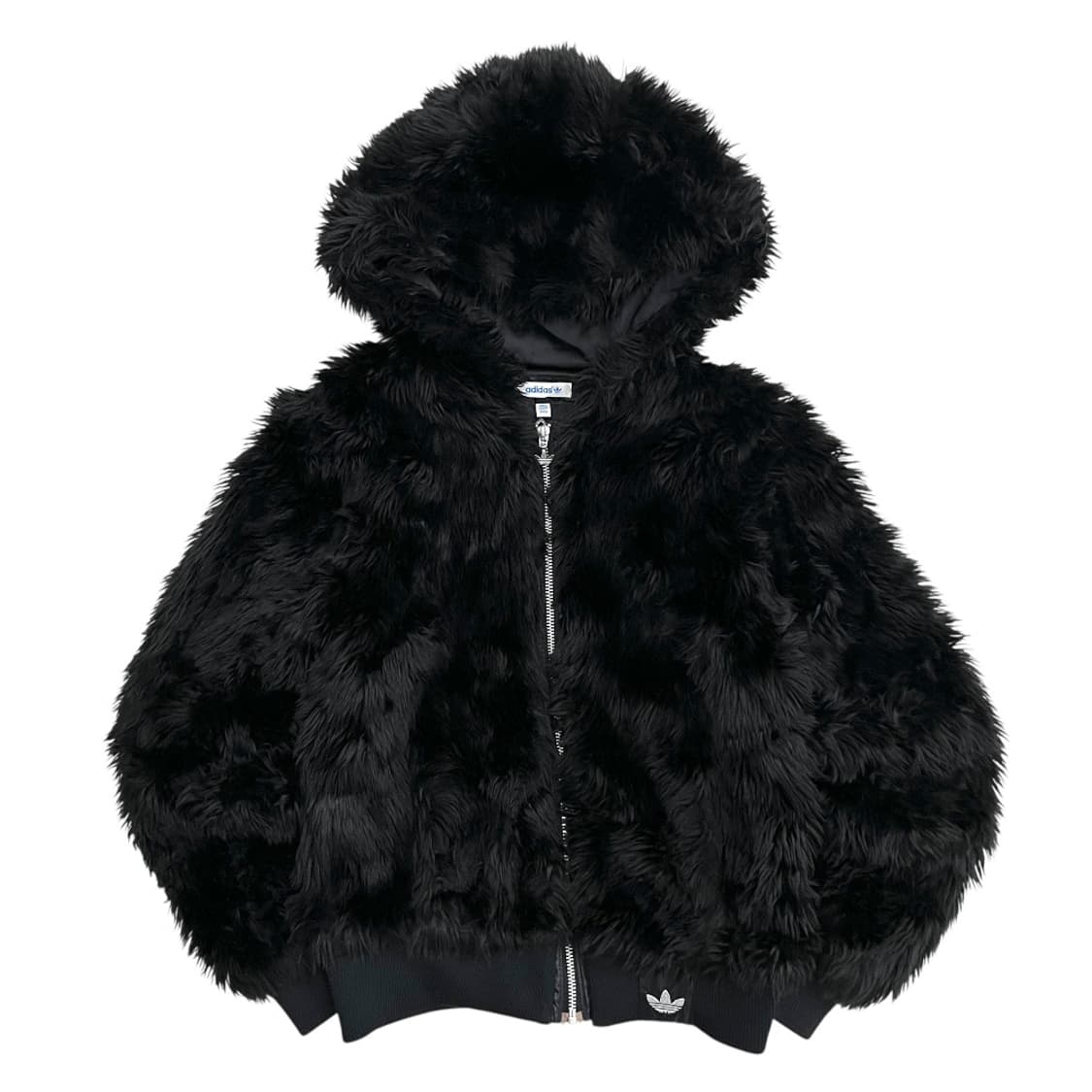 아디다스 블랙 퍼 후드자켓 90 상품이미지2