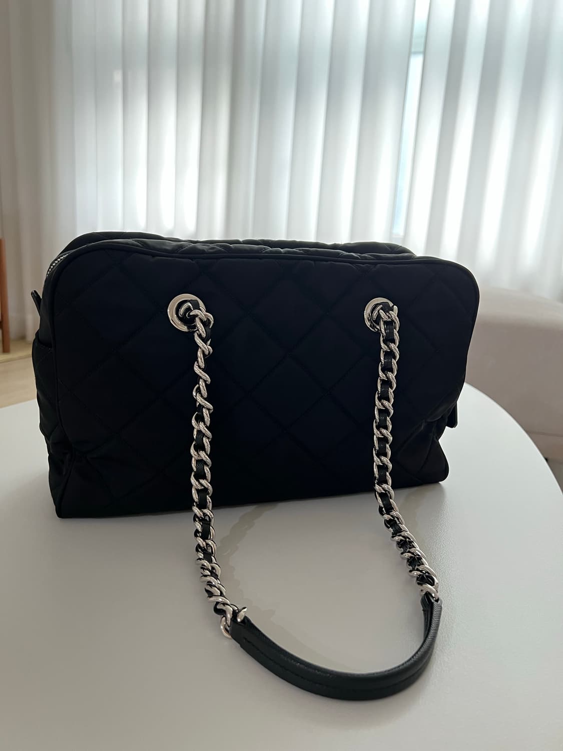 프라다 퀄팅체인 나일론 숄더백 (정품) 상품이미지3